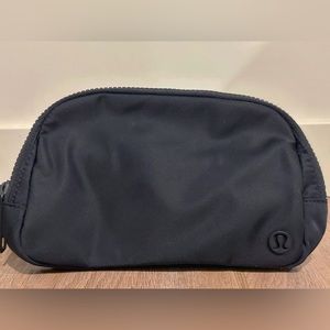 Original Lululemon black belt bag with black emblem